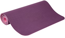 Коврик для йоги и фитнеса PROFI-FIT, 6 мм, ПРОФ (фиолетовый-розовый) - фото 5266